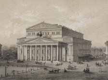 The Bolshoi Theatre in Moscow, 1859.