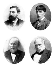 [Four portraits], 1898. Creator: Unknown.