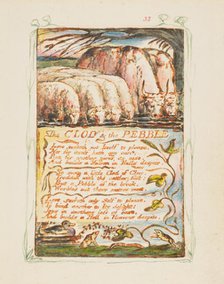 Songs of Innocence and of Experience: The Clod & the Pebble, ca. 1825. Creator: William Blake.