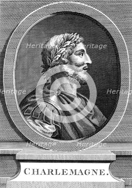 Charlemagne, king of the Franks. Artist: Unknown