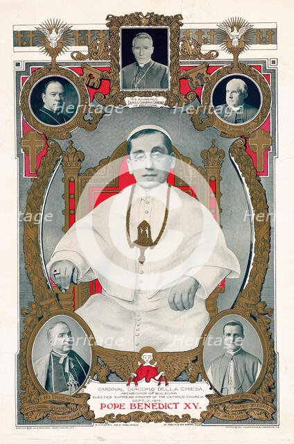 Pope Benedict XV (1854-1922), 1914. Creator: Anonymous.