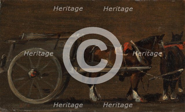 Horse and Cart, ca. 1814. Creator: John Constable.