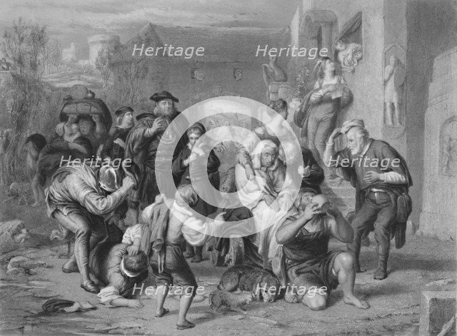 'The Seven Ages of Man (As You Like It)', c1870. Artist: H Bourne.