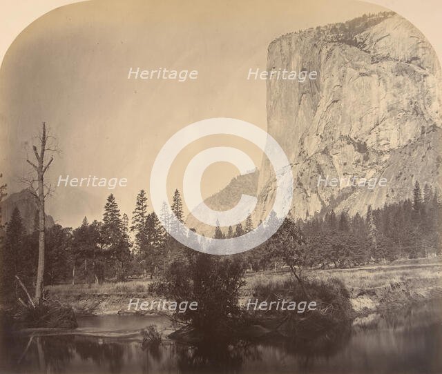 Tutucanula, El Capitan, 4000 Feet, 1861. Creator: Carleton Emmons Watkins.