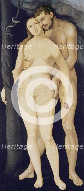 Adam and Eve, 1531. Artist: Baldung, Hans (1484-1545)