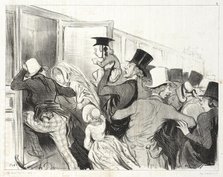 Une Diligence Prise d'Assaut, 1843. Creator: Honore Daumier.
