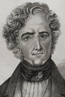 Juan Alvarez de Mendizábal (1790-1853), Spanish politician and financier..., 1845.  Creator: Jose Gomez.