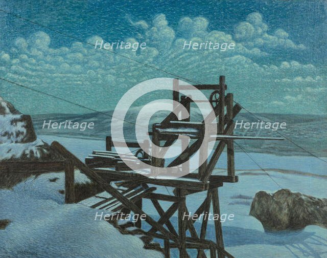 The ore lift in Kiruna. Creator: Lindh, Bror (1877-1941).
