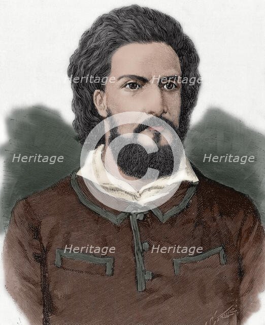 Alexandre de Serpa Pinto, Viscount of Serpa Pinto, Portuguese explorer of Southern Africa Creator: Unknown.