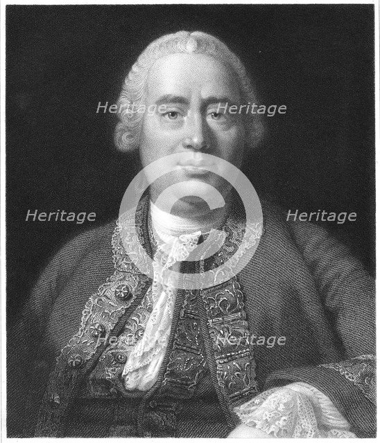 David Hume, Scottish philosopher, historian and economist, 1837. Artist: Unknown