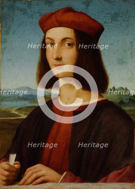 Portrait of Pietro Bembo. Artist: Raphael (1483-1520)