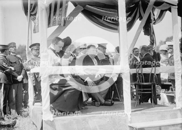 Military Field Mass By Holy Name Soc. of Roman Catholic Church - President Taft; Butt, 1910. Creator: Harris & Ewing.