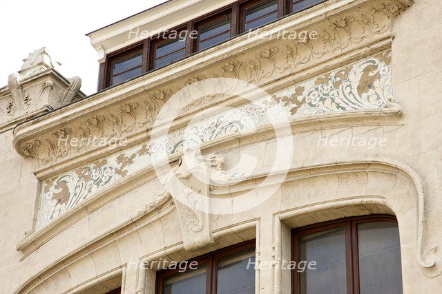 Ecole Josaphat, facing 30 Rue de la Ruche, (1907), c2014-2017. Artist: Alan John Ainsworth.