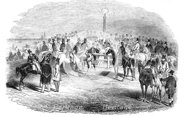 The Betting Ring, Derby Day, Epsom Races, 1844. Creator: Unknown.