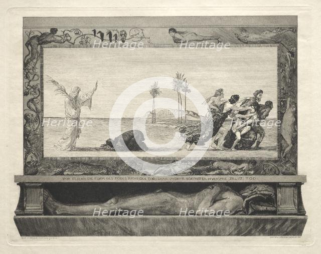Vom Tode I, (Opus II, 1889) No. 10. Creator: Max Klinger (German, 1857-1920).