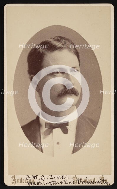 Portrait of George Washington Custis Lee (1832-1913), 1876. Creator: David H. Anderson.