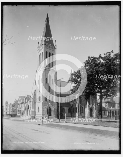 Christ Church, New Orleans, between 1890 and 1901. Creator: Unknown.
