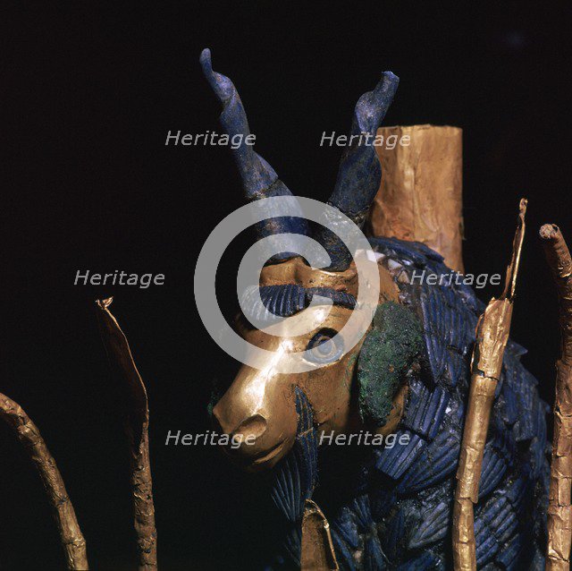 The 'Ram in a Thicket', from Ur, southern Iraq, c2600-c2400 BC. Artist: Unknown