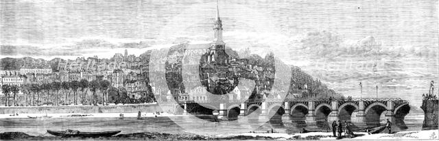 Ruins of St. Cloud, from the river, 1871. Creator: Unknown.