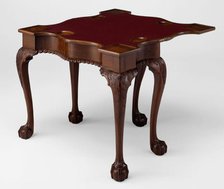 Card Table, 1755/90. Creator: Unknown.