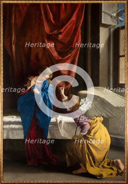 The Annunciation, 1623. Creator: Gentileschi, Orazio (1563-1638).