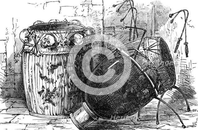 Ashantee war drums, 1874. Creator: Unknown.