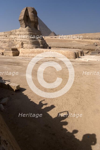 Sphinx, Giza, Egypt, 2007. Creator: Ethel Davies.