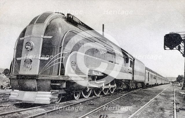 Passenger train, Pullman of the Pacific Union, America, 20th century. Artist: Unknown