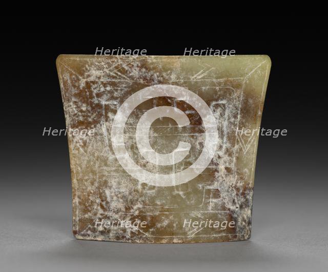 Scabbard Chape (Bi), 206 BC - AD 220. Creator: Unknown.