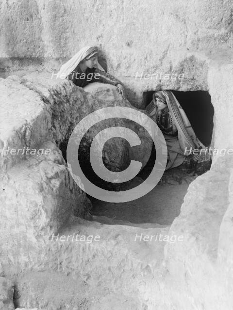 Rolling Stone, Tomb of Kings, Jerusalem, between c1915 and c1920. Creator: Bain News Service.