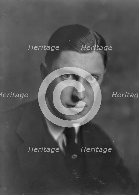 Brown, F.R., Mr., portrait photograph, 1916 Dec. 19. Creator: Arnold Genthe.