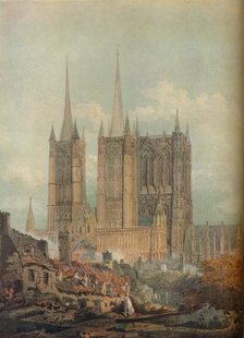 Lincoln Cathedral, 1794, (1921). Artist: Unknown