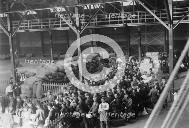 Greeks boarding MADONNA, Oct. 1912, 1912. Creator: Bain News Service.