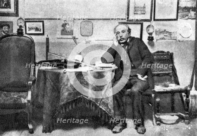 Henri Rousseau, French Post-Impressionist painter, 1902. Artist: Unknown