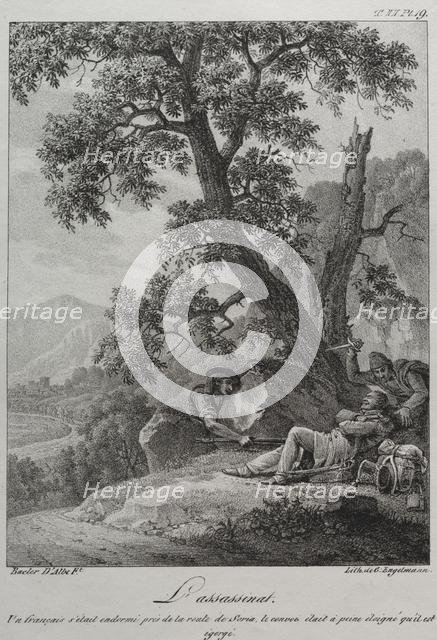 Spanish Campaign: The Assassination. Creator: Baron Louis Albert Guillain Bacler d'Alber (French, 1761-1824).