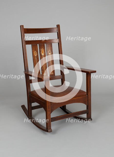 Rocking Chair, 1903. Creator: United Crafts.
