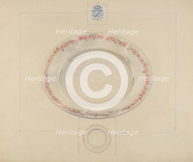 Cake Saucer, c. 1936. Creator: Joseph Sudek.