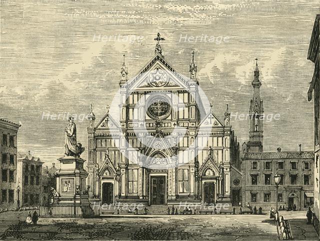 'Church of Santa Croce, Florence', 1890.   Creator: Unknown.