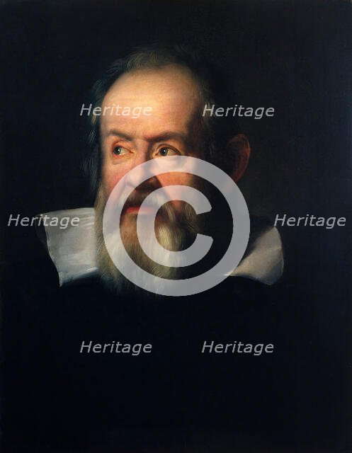 Galileo Galilei (1564-1642). Creator: Suttermans, Justus, 1597-1681 (After).