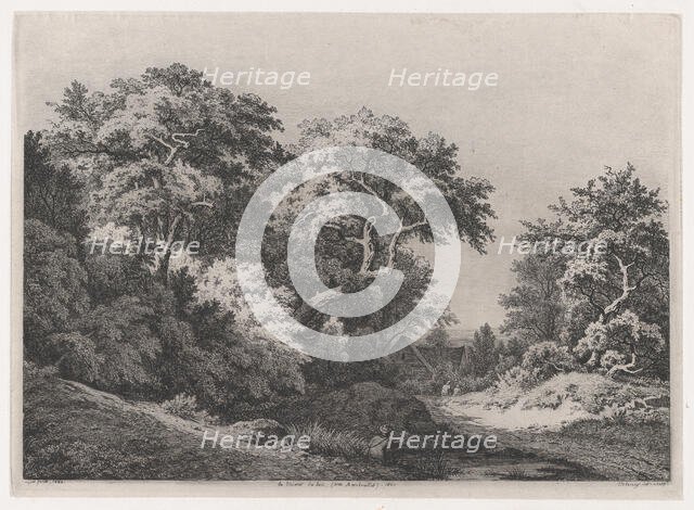 The Edge of the Woods, near Rambouillet, 1860. Creator: Eugene Blery.