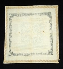 Handkerchief, French, 1831-32. Creator: Unknown.