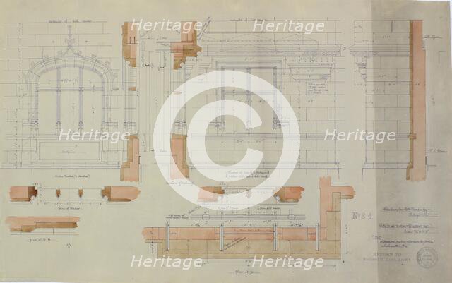 William Borden Esq. House, Chicago, Illinois, Detail, c. 1886. Creator: Richard Morris Hunt.