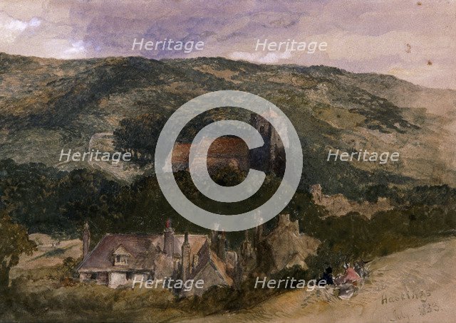 'View at Hastings', 1853. Artist: Sir John Gilbert