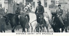 'Historic Entry into Brussels', 1918 (1937). Artist: Unknown.