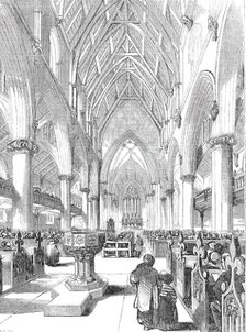 Interior of St. Giles's Church, Camberwell, 1844. Creator: Stephen Sly.