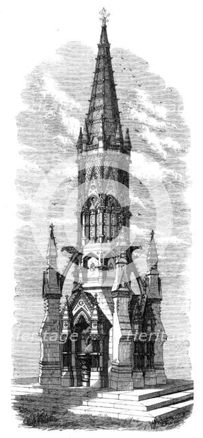 Drinking-fountain in Hyde Park, opened on Saturday last, 1868. Creator: Unknown.