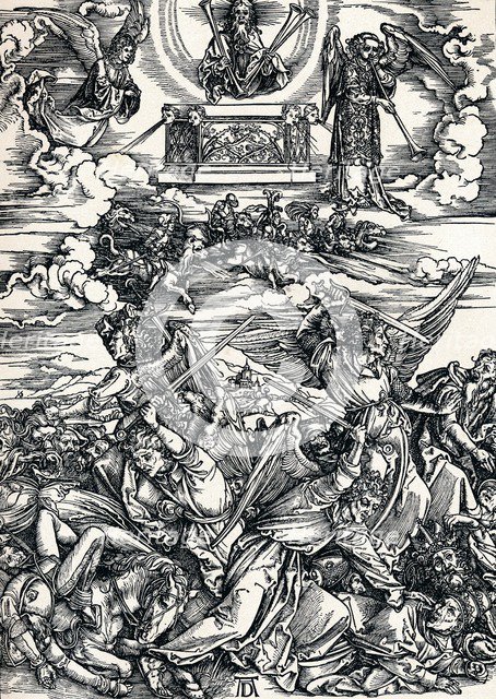 'The Four Avenging Angels', 1498 (1906). Artist: Albrecht Durer.