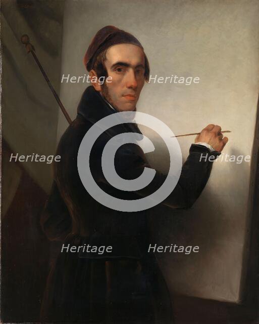 Self-Portrait, 1840-1849. Creator: Willem Hendrik Schmidt.