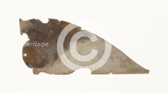 Bird Pendant, Western Zhou period, 11th/10th century B.C. Creator: Unknown.