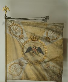 Saint George Flag of the Infantry Regiment at the Time of Nicholas I, 1830-1840s. Artist: Flags, Banners and Standards  